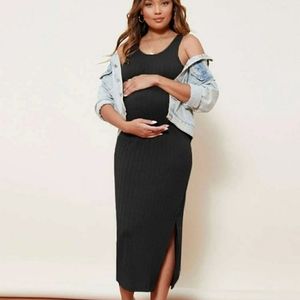 H&M MAMA ribbed tank dress